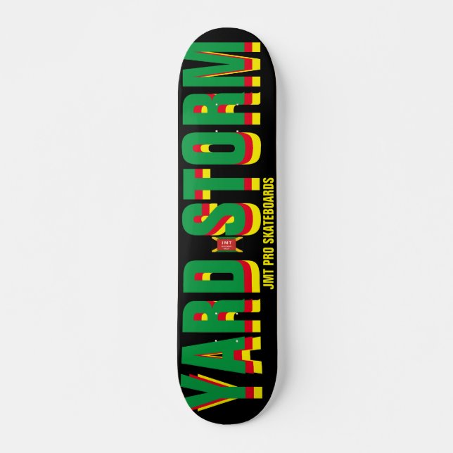 Skateboard TORMENTA DE YARD JMT 7 3/4" cubierta para skateboa (Anverso )