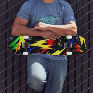 Skateboard Tornillos relámpago coloridos