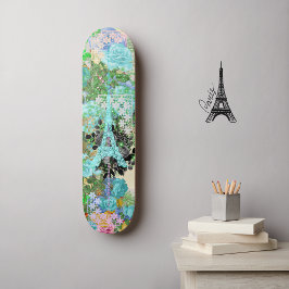 Skateboard Torre Collage y Eiffel
