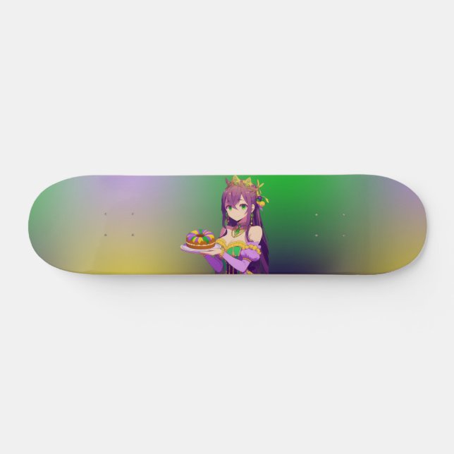 Skateboard Torta del Rey Anime Mardi Gras (Horz)