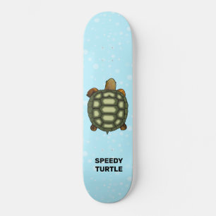 Skateboard Tortoise rápida en azul claro