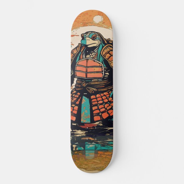 Skateboard Tortuga de Samurai (Anverso)