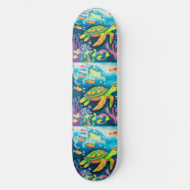 Skateboard Tortuga pintadora