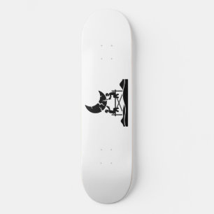 Skateboard Trabajadores de reparación de luna agrietada en an