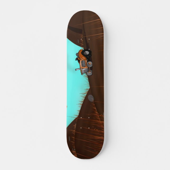 Skateboard Tractor agrícola vintage (Anverso )