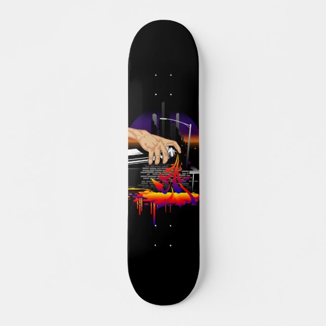 Skateboard Traído a la vida (Anverso )
