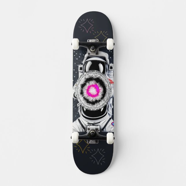 Skateboard Trajes espaciales (Anverso)