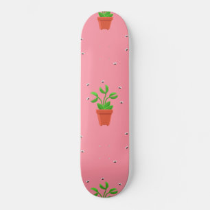 Skateboard trampa de mosca de veno rosa