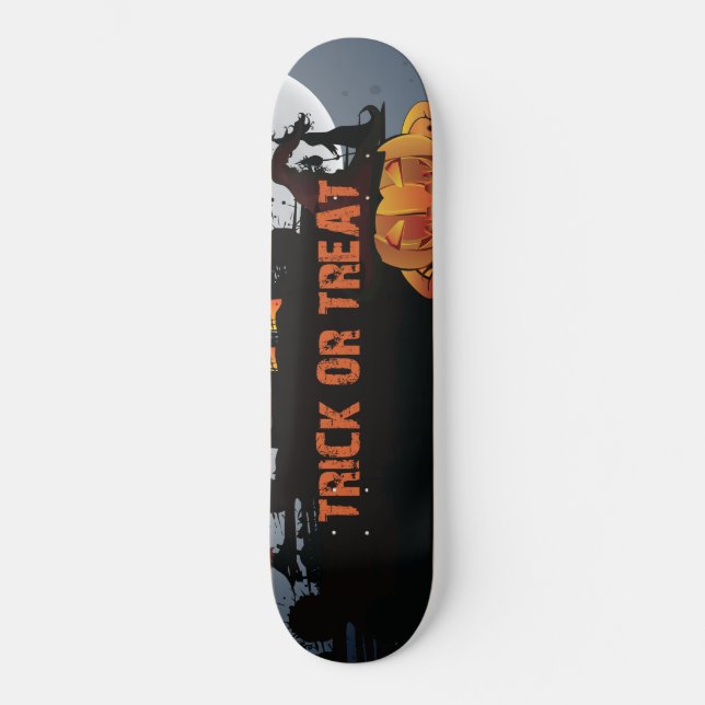Skateboard Trampa o traza castillo (Anverso)