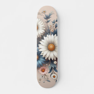 Skateboard Transforma tu espacio con elegante floral de marga