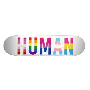 Skateboard Transgénero del mes del orgullo gay de la bandera