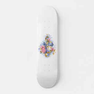 Skateboard Treble arrecife con rosas rosas rosas rosas