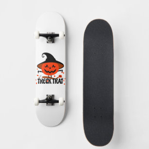 Skateboard Treck Trat Pumpkin Sonriente