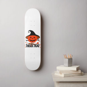 Skateboard Treck Trat Pumpkin Sonriente