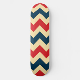 Skateboard Trendy Chevron Zigzag Pattern