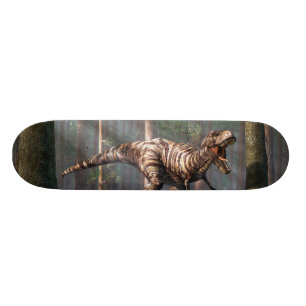 Skateboard TRex en el bosque