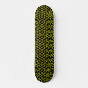 Skateboard Triángulo de estrellas - v2 - Negro y Amarillo