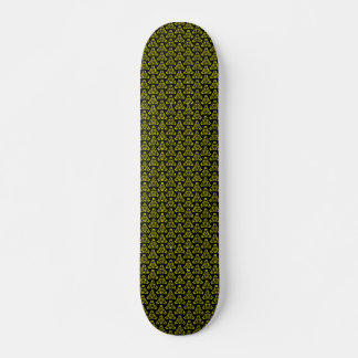 Skateboard Triángulo de estrellas - v2 - Negro y Amarillo