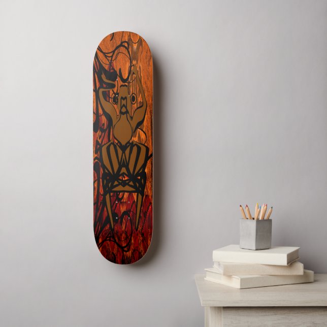 Skateboard Tribal (Arte de la pared)