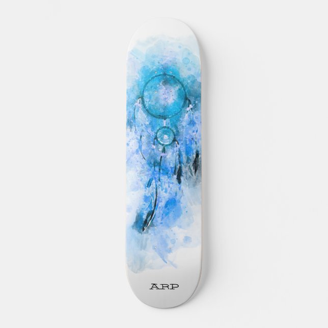 Skateboard *~* Tribal Boho Shamanic Sacred Dream Catcher (Anverso)
