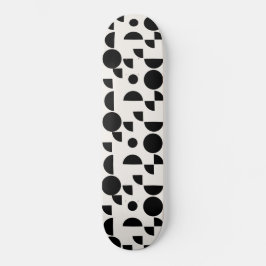Skateboard Tribal geométrica elegante y blanco moderno