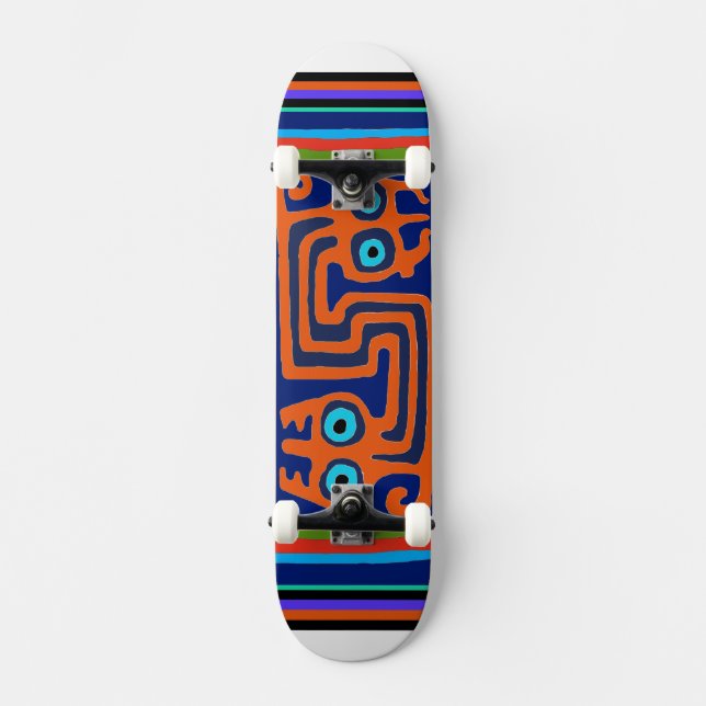 Skateboard Tribal Inca (Anverso)