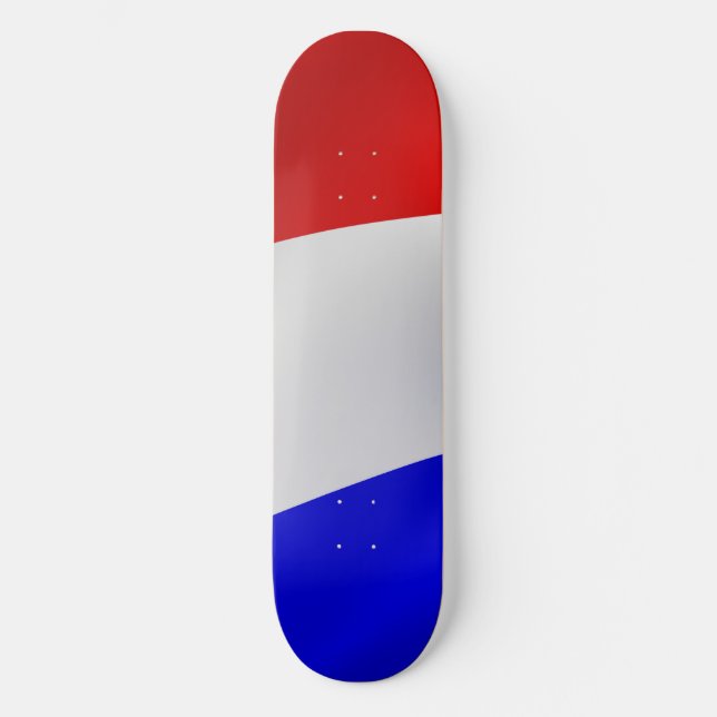Skateboard Tricolore (Anverso)