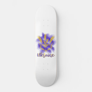 Skateboard Tridente ucraniano hecho de oído de trigo