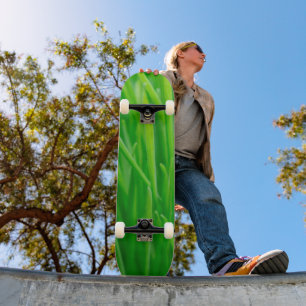 Skateboard Trigo verde vibrante fresco