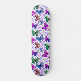 Skateboard Trippy Hippy Retro Paisley