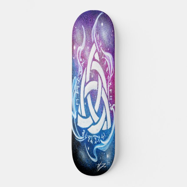 Skateboard Triquetra sigil (Anverso)
