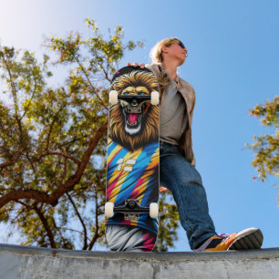 Skateboard Trofeo de Campeón de Fútbol de Leones Victoria en