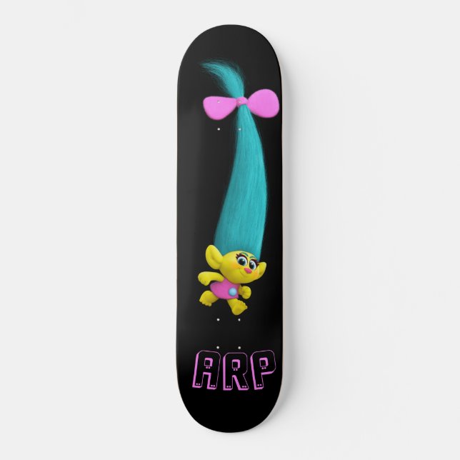 Skateboard *~* Troll AP89 Neon Black Initials Diversión (Anverso)