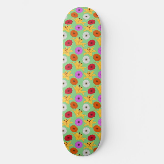 Skateboard Tropical Blossom (Anverso)