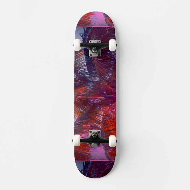 Skateboard Tropical Color Wave (Anverso)