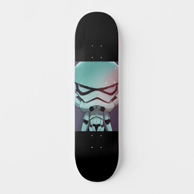 Skateboard Troya Espacial (Anverso)