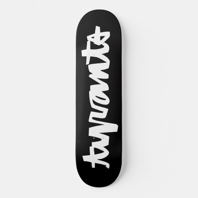 Skateboard trozo de tiranos (Anverso)