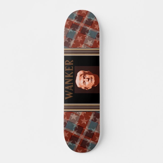 Skateboard Trump Wanker (Anverso )