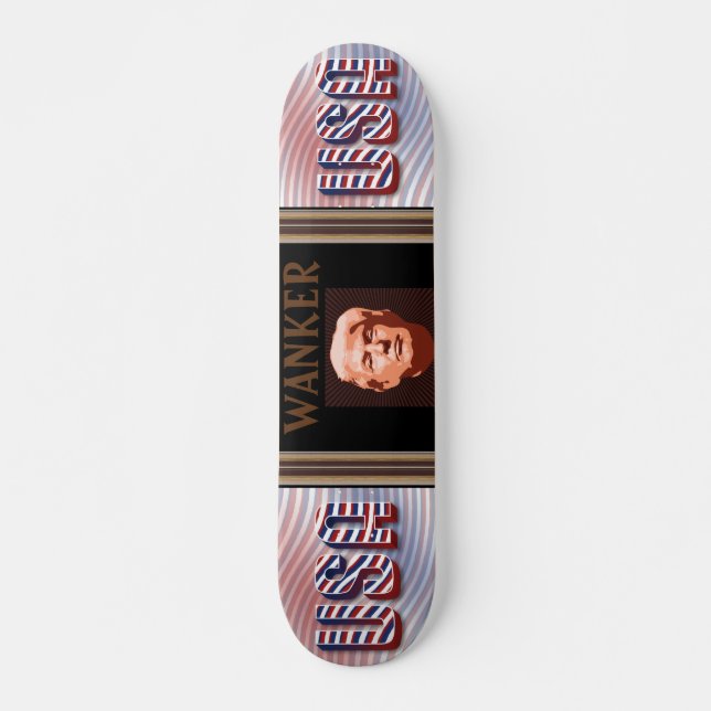 Skateboard Trump Wanker (Anverso )