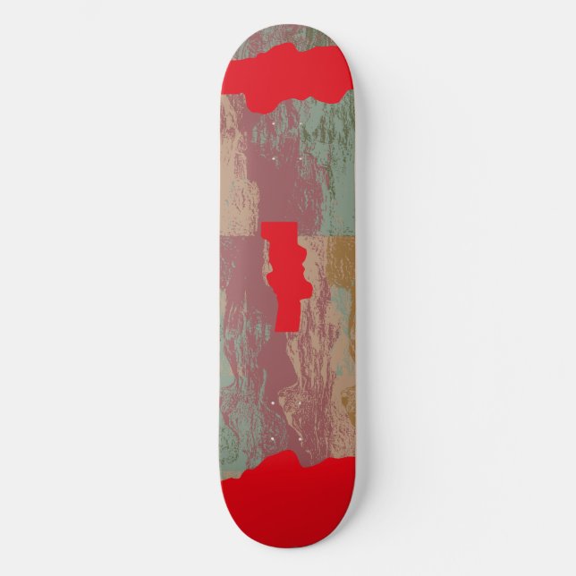 Skateboard TRUNK DE ÁRBOL SECO por Masanser Pixelat (Anverso)
