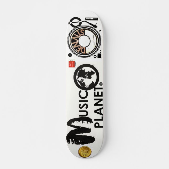 Skateboard TST / DENNIS, 73/7" Deck (Anverso )