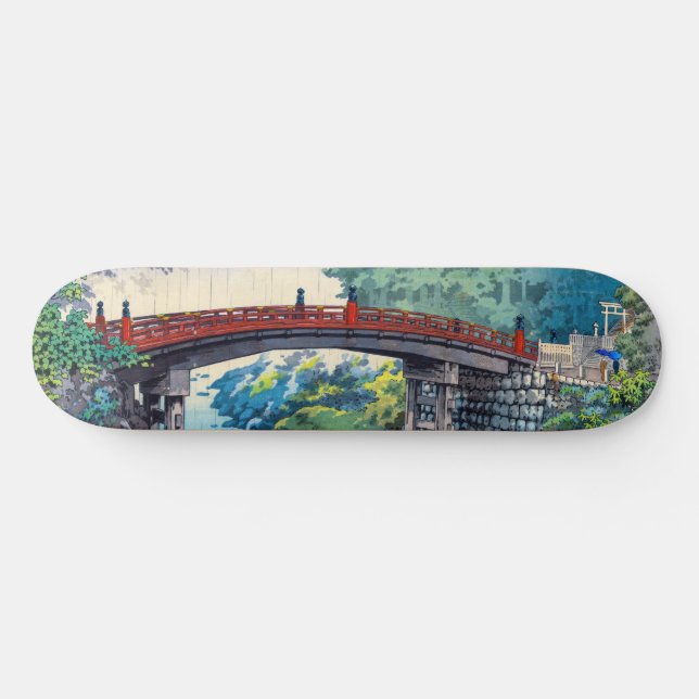 Skateboard Tsuchiya Koitsu - Puente sagrado de Nikko (Horz)