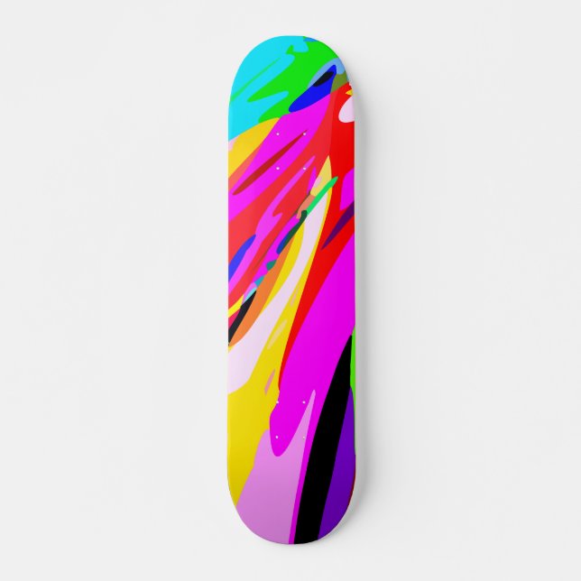 Skateboard Tsunami de colores (Anverso )