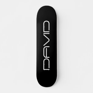 Skateboard Tu Nombre Texto Personalizable Estilizado y Geni