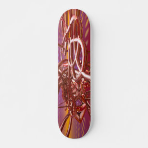 Skateboard Tubos de Metal Abstracto - 02