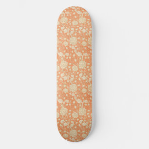 Skateboard Tulipán Silvestre Naranja Arte Floral de William M