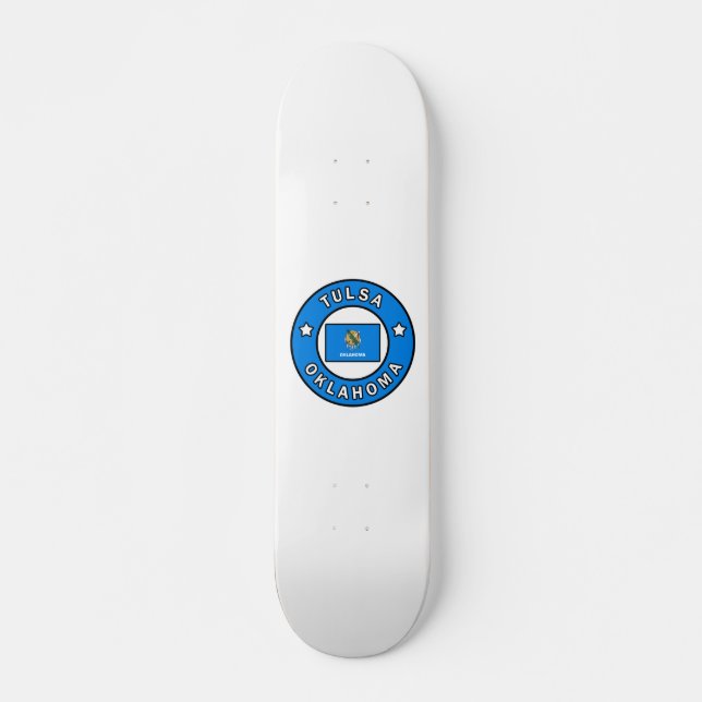 Skateboard Tulsa Oklahoma (Anverso )