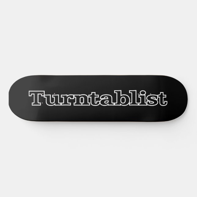 Skateboard Turntablista (Horz)