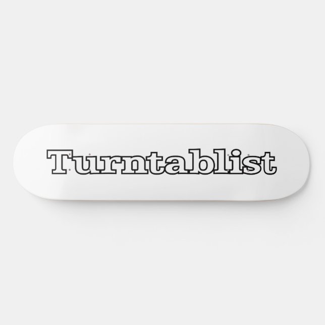 Skateboard Turntablista (Horz)