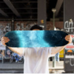 Skateboard Turquoise Nebulosa | Skateboard espacia<br><div class="desc">Skateboard Turquoise Nebulosa | Espacio Skateboard Deck - Este Skateboard Espacial personalizado es un regalo excelente para todos los enamorados de las estrellas.</div>